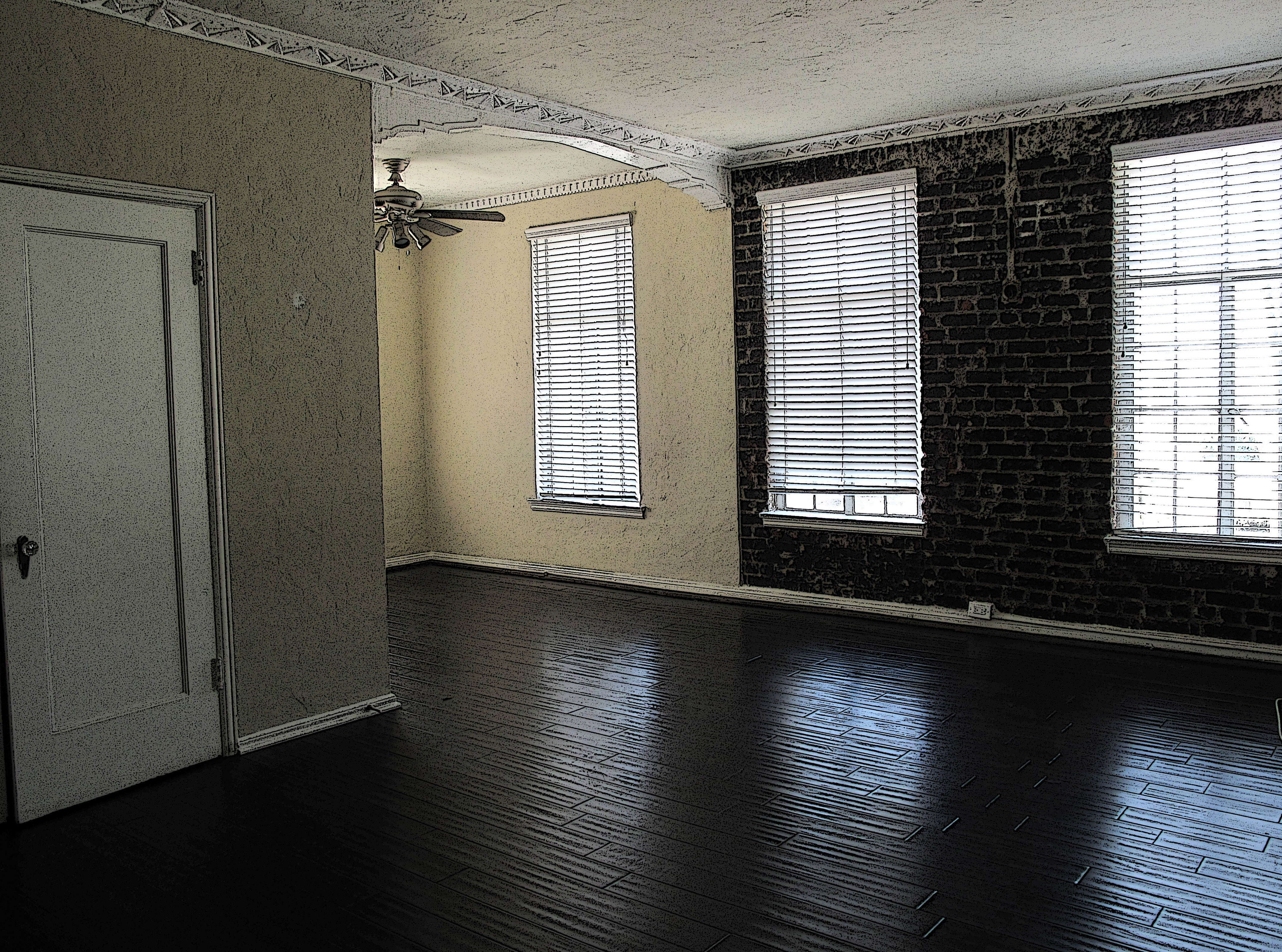 Renovated apartment interior